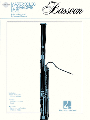 Book cover for Master Solos Intermediate Level – Bassoon