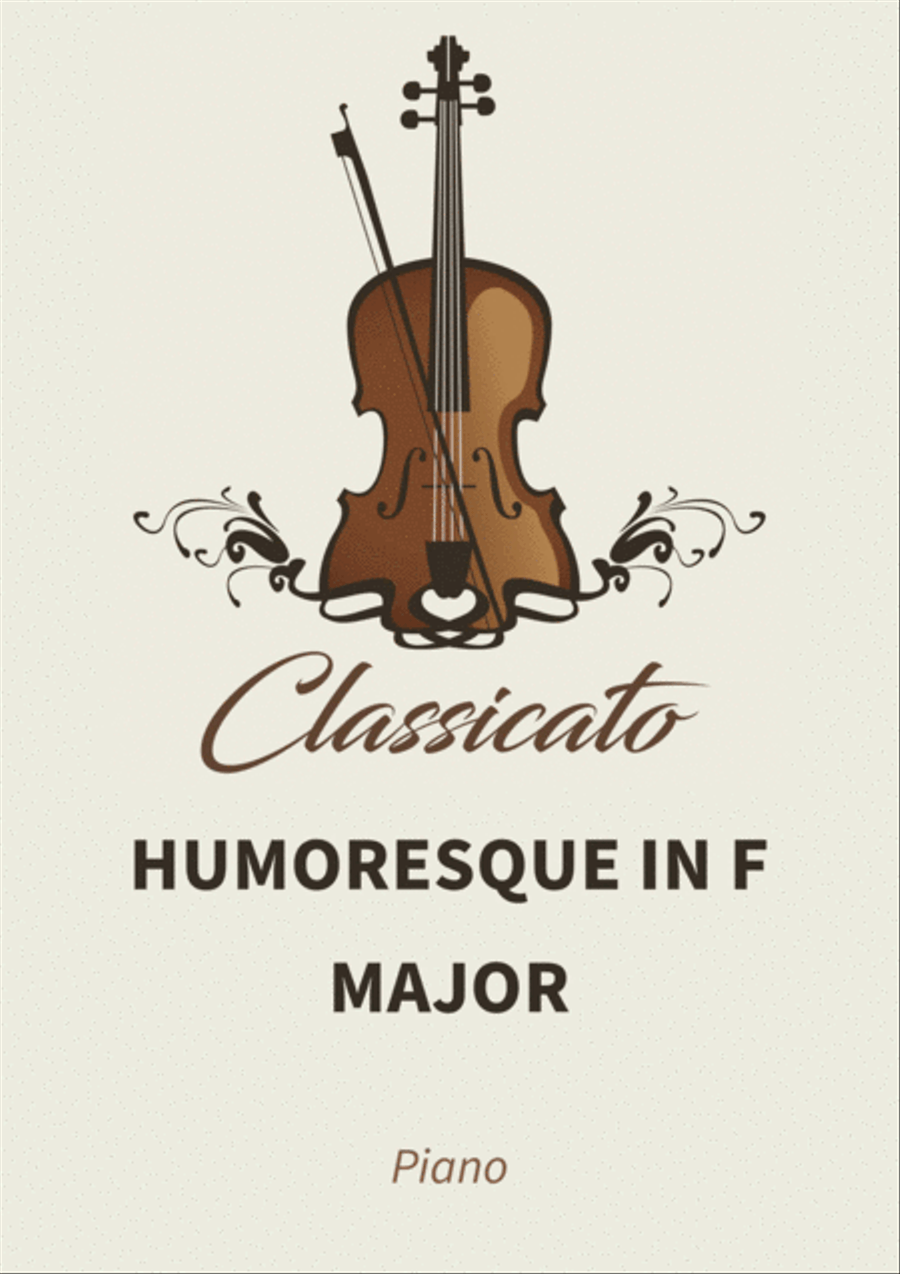 Humoresque in F major Piano Solo scores gallery preview page 1