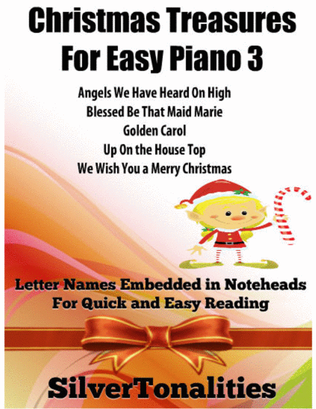 Book cover for Christmas Treasures for Easy Piano Volume 3 Sheet Music