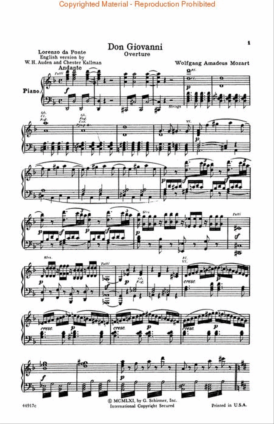 Don Giovanni Voice scores gallery preview page 2