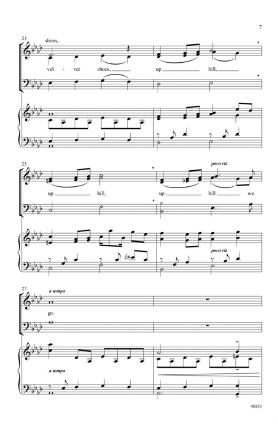 Velvet Shoes Velvet Shoes Choir scores gallery preview page 5