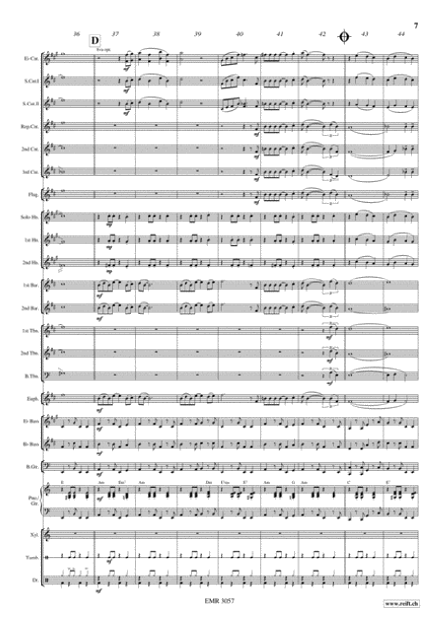 Nathalie Brass Band scores gallery preview page 8