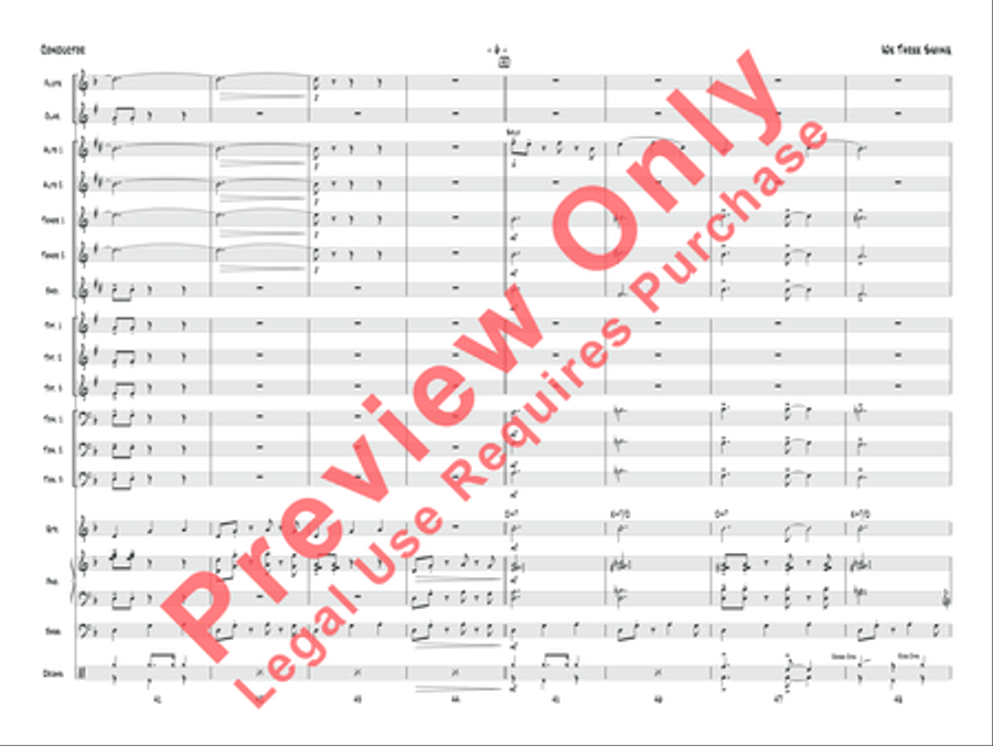 We Three Swing We Three Swing Jazz Ensemble scores gallery preview page 7