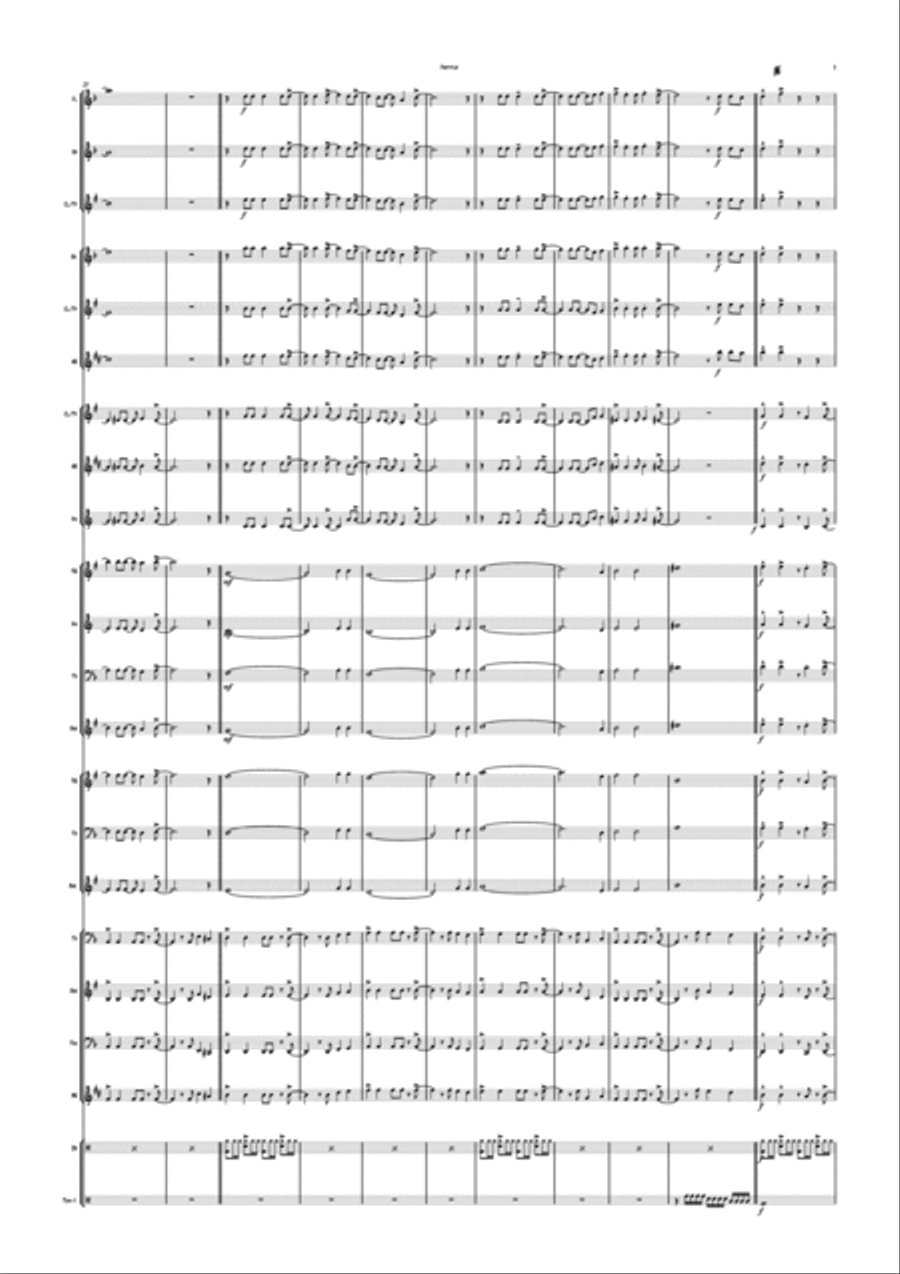 Holding Out For A Hero Concert Band scores gallery preview page 4