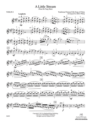 A Little Stream: 1st Violin