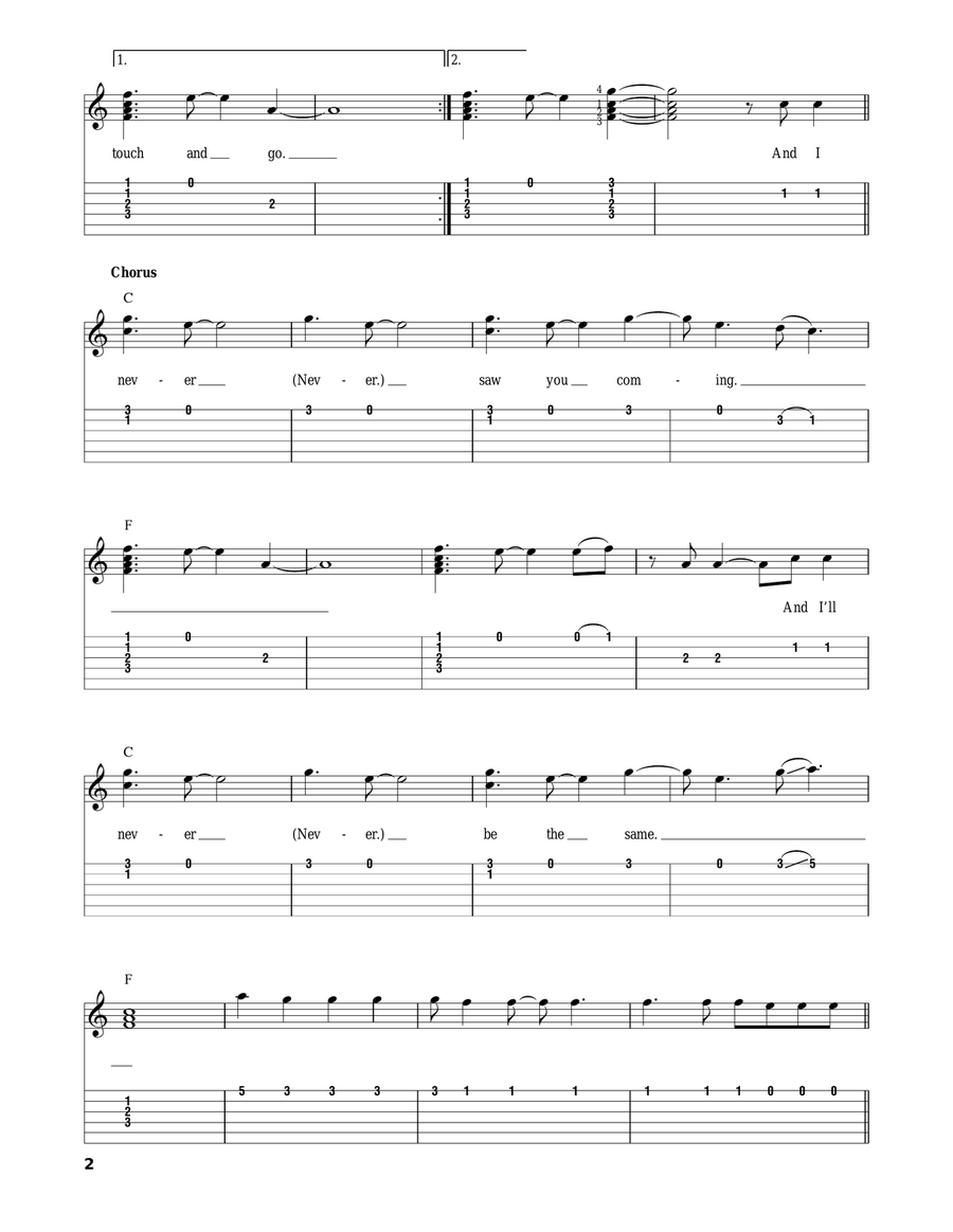 State Of Grace State Of Grace Acoustic Guitar scores gallery preview page 2