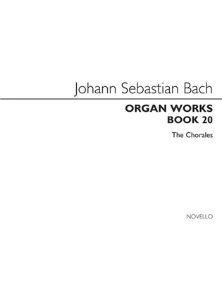 Book cover for Bach Organ Works Book 20