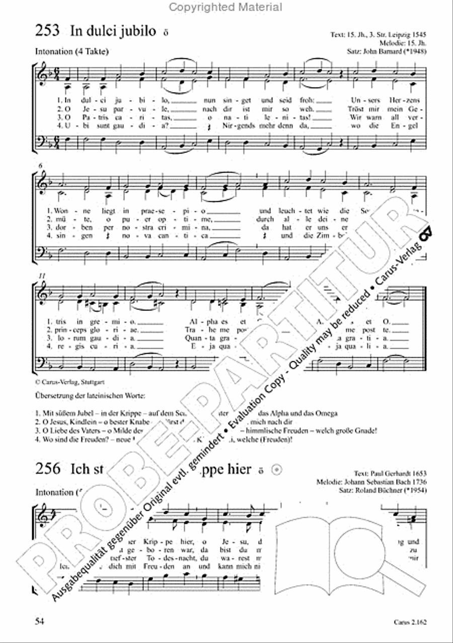 Chorbuch Gotteslob SAM 3-Part scores gallery preview page 55
