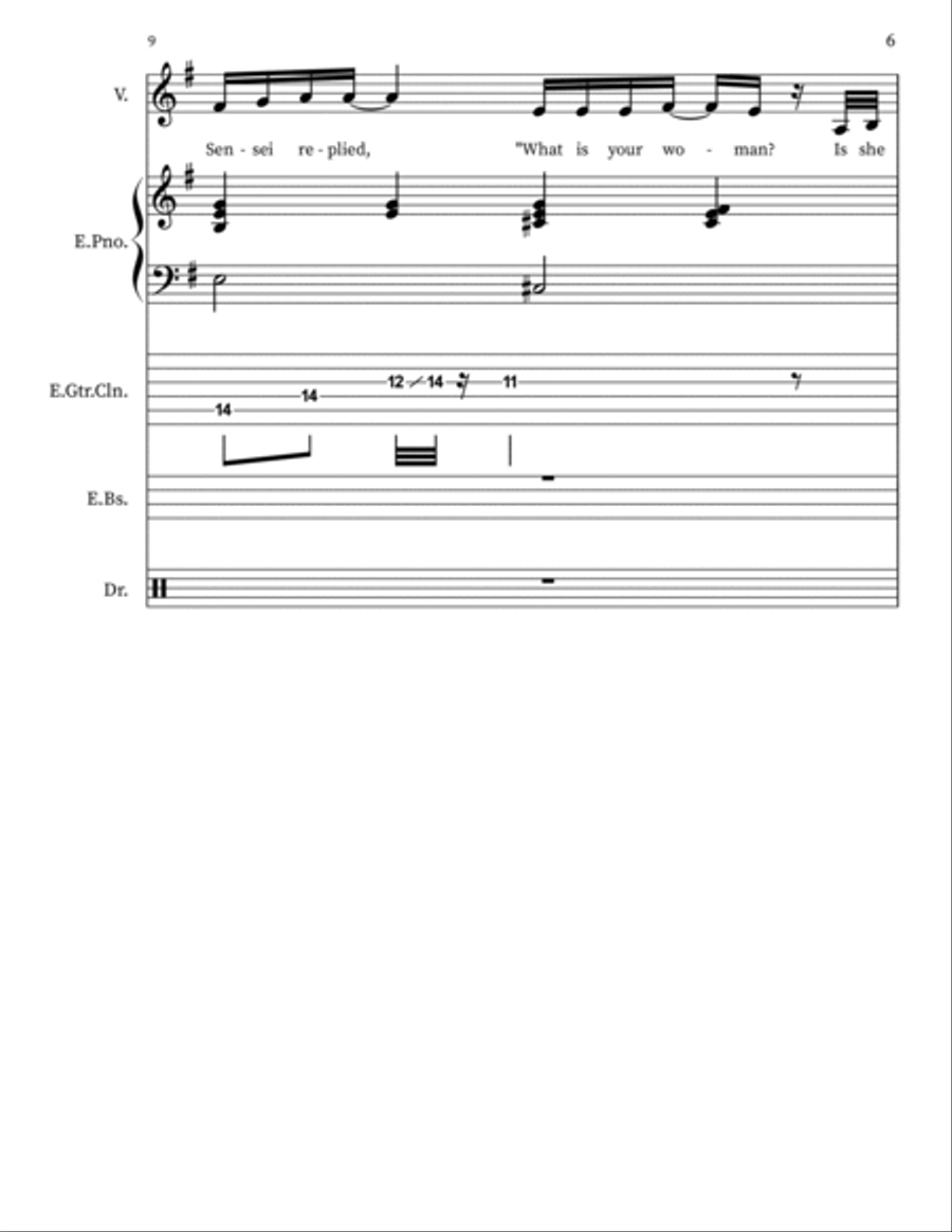 Pink Matter Jazz Ensemble scores gallery preview page 6