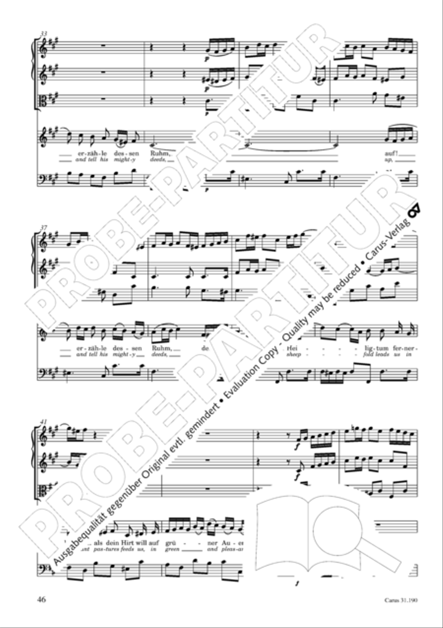 Sing to the Lord a new song (Singet dem Herrn ein neues Lied) ATB scores gallery preview page 47