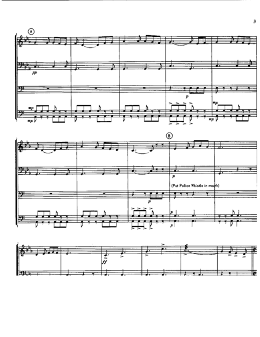 Snares, Traps & Other Hunting Devices Percussion Ensemble scores gallery preview page 3