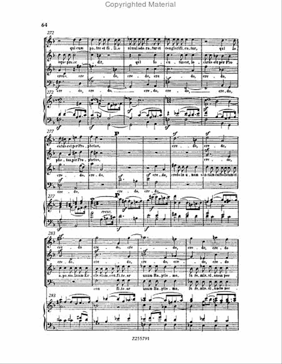 Missa Solemnis, Op.123 Choir scores gallery preview page 64