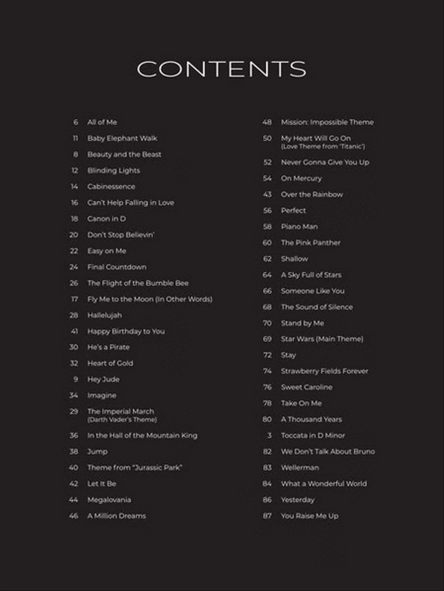 First 50 Songs You Should Play on Melodica Collection / Songbook scores gallery preview page 4