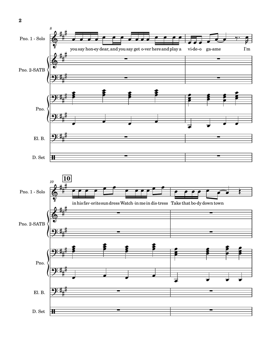 Video Games 4-Part scores gallery preview page 2