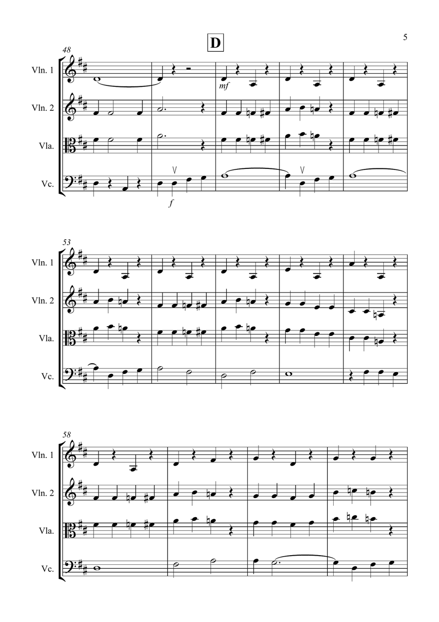 8 Easy Trios, for Strings String Trio scores gallery preview page 5
