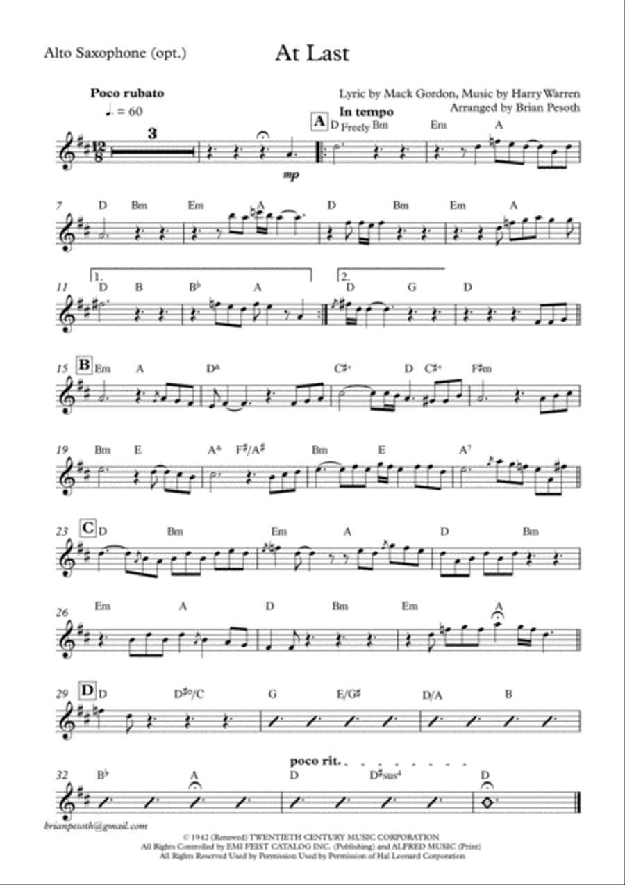 At Last Small Ensemble scores gallery preview page 5