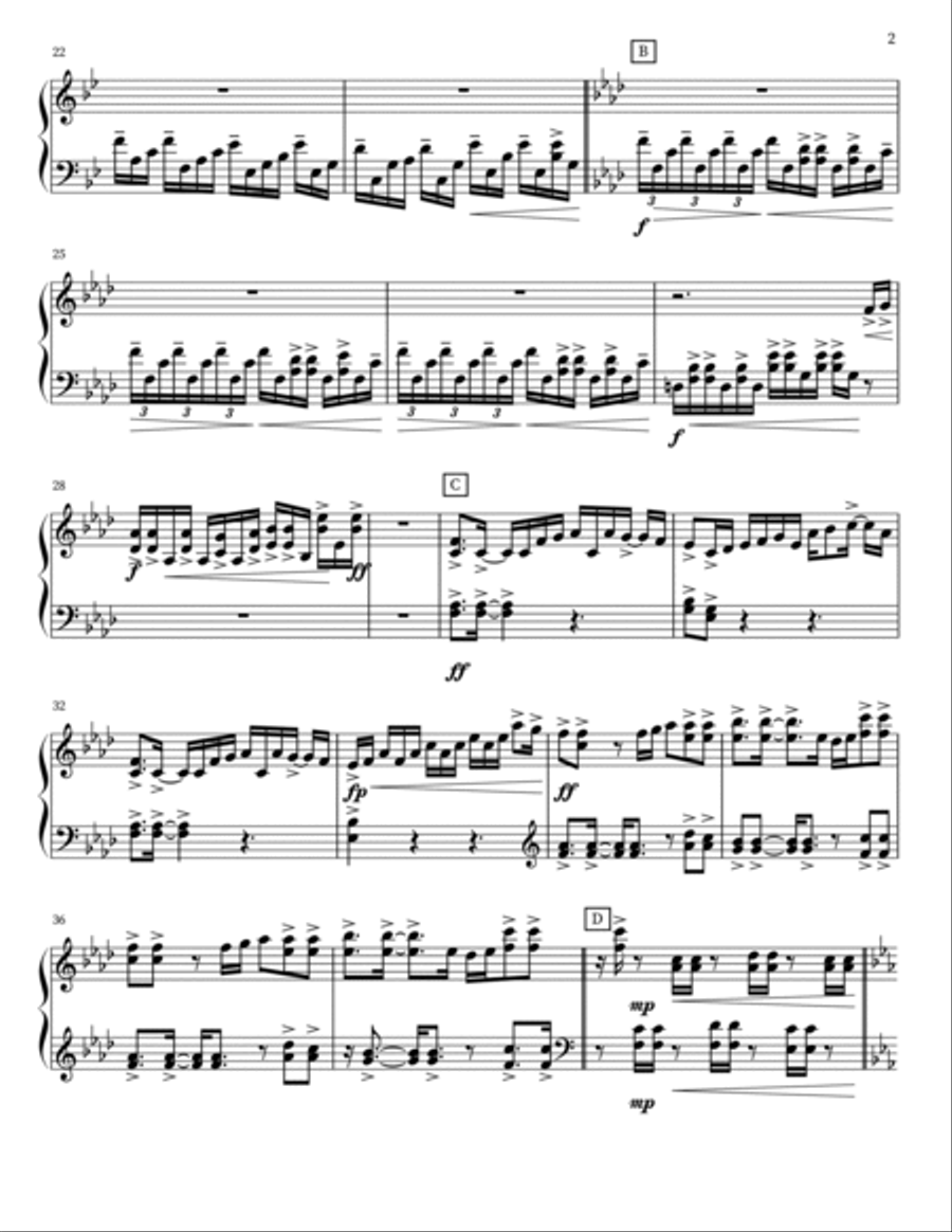 A New Beginning Percussion scores gallery preview page 2