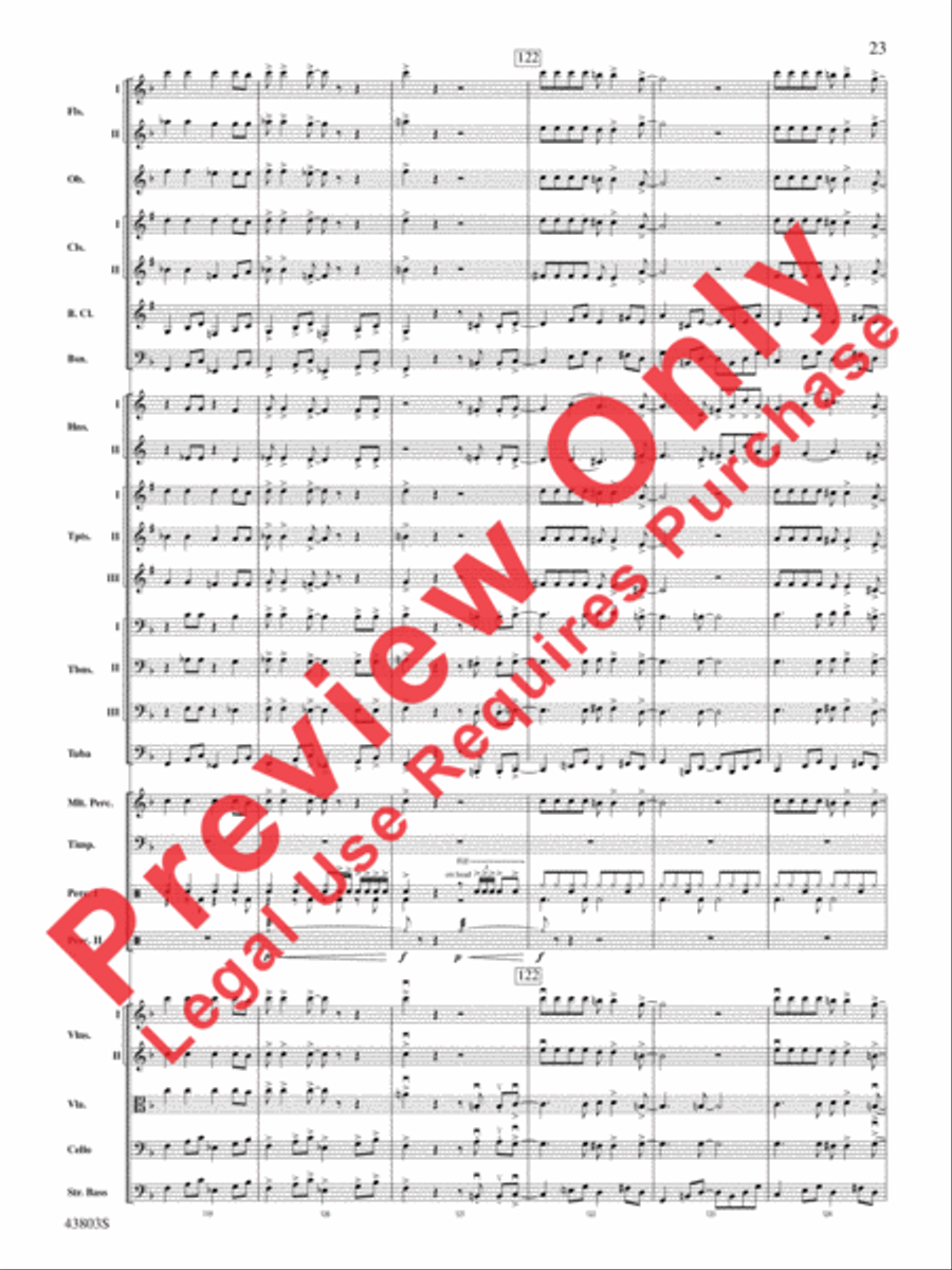 The Doors on Tour Full Orchestra scores gallery preview page 24