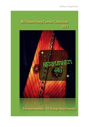 Book cover for Kerfunken Jig - intermediate & 34 String Harp | McTelenn Harp Center