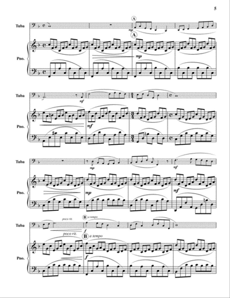 Three Romances for Susie Tuba scores gallery preview page 5