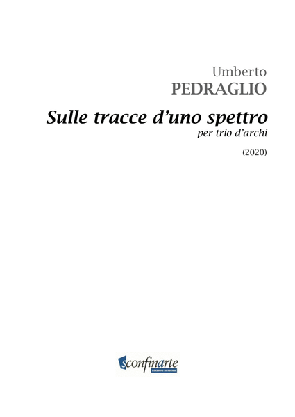 Umberto Pedraglio: SULLE TRACCE D’UNO SPETTRO (ES-20-083)