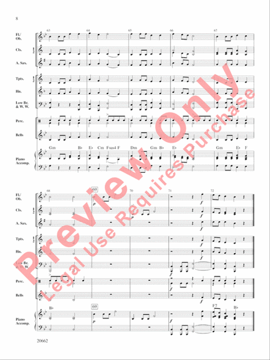 March Royale March Royale Concert Band scores gallery preview page 9