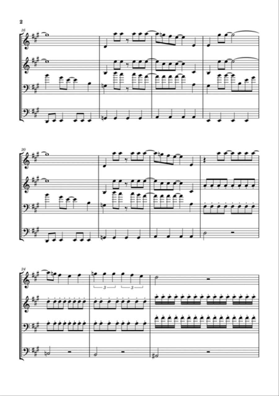 Magical Mystery Tour Brass Ensemble scores gallery preview page 3
