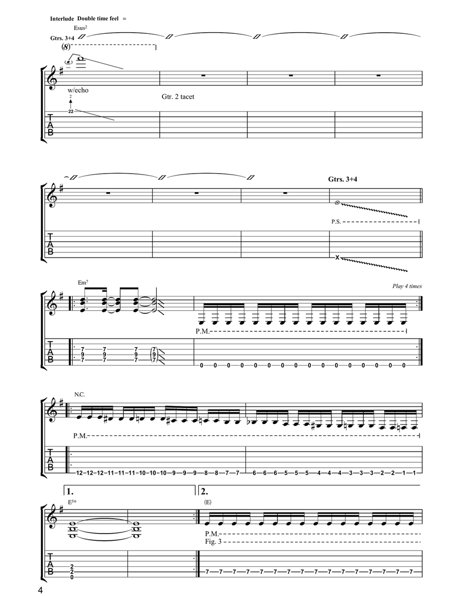 These Boots Are Made For Walking Electric Guitar scores gallery preview page 4