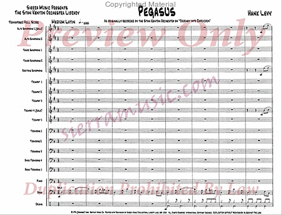 Pegasus Pegasus Jazz Ensemble scores gallery preview page 2