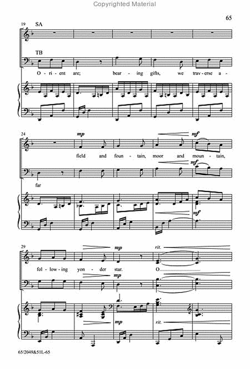 What Sweeter Music - SATB Score with Performance CD image number null