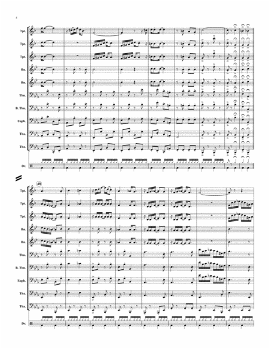 The Yellow Dog Rag Brass Ensemble scores gallery preview page 5