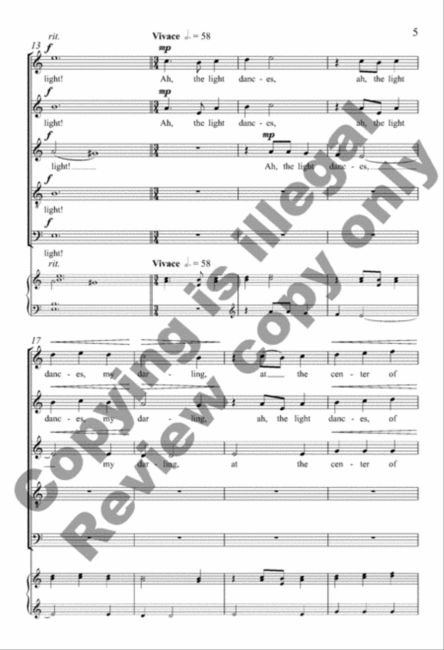 Light SSATB scores gallery preview page 5