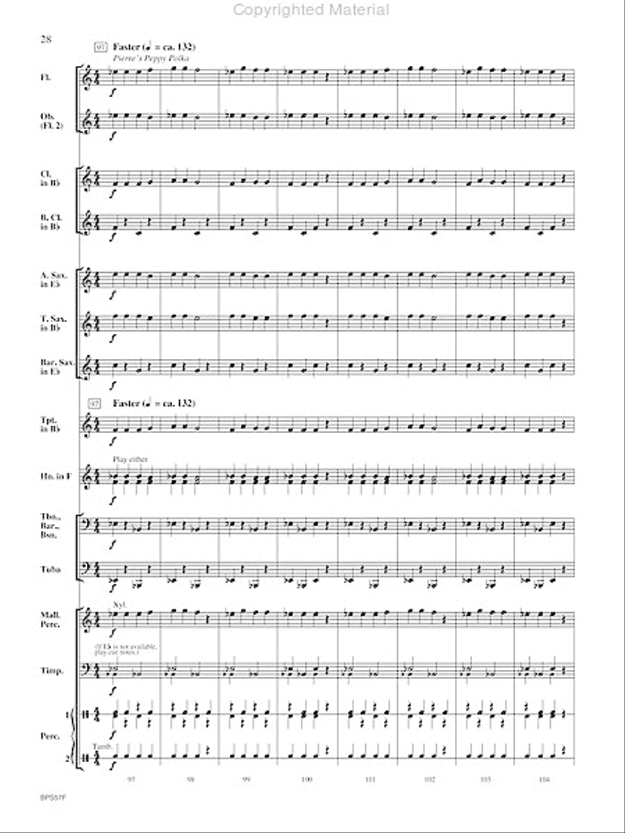 Aunt Rhodie's Diet Aunt Rhodie's Diet Concert Band scores gallery preview page 29