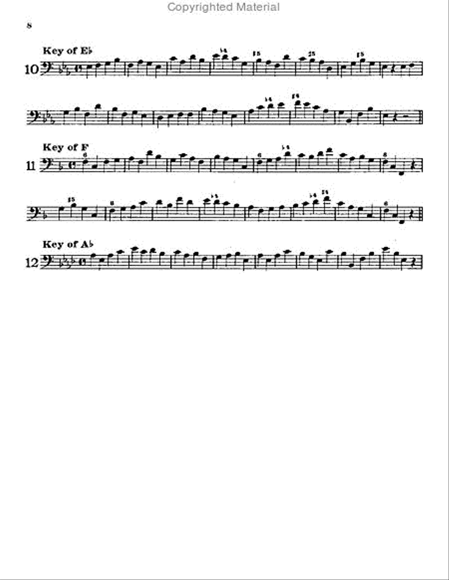 The Trombone Virtuoso an Advanced Method Trombone scores gallery preview page 10