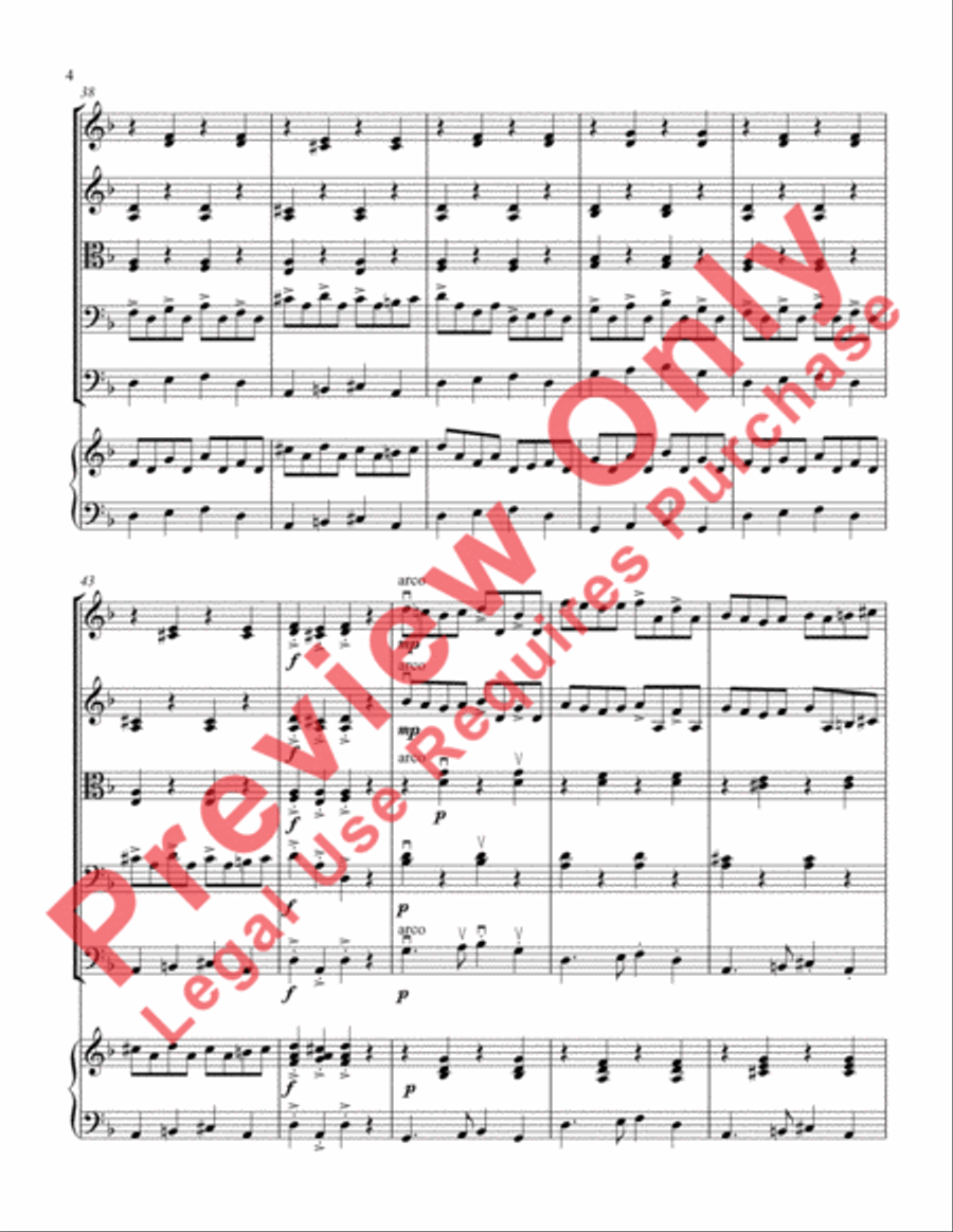 Charming Czárdás String Orchestra scores gallery preview page 7