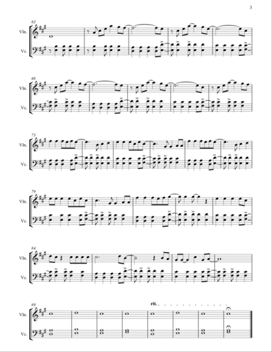 Viva La Vida Score and Parts scores gallery preview page 4