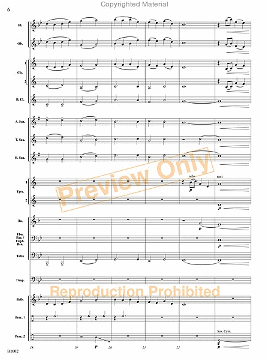 ...At Twilight ...At Twilight Concert Band scores gallery preview page 7