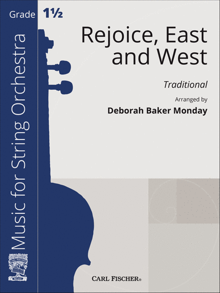Rejoice, East and West String Orchestra scores gallery preview page 1