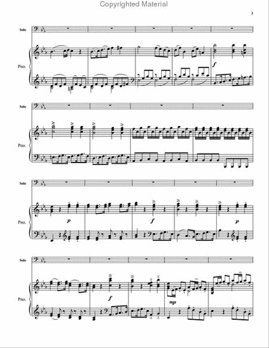 Allegro Moderato Tuba scores gallery preview page 4