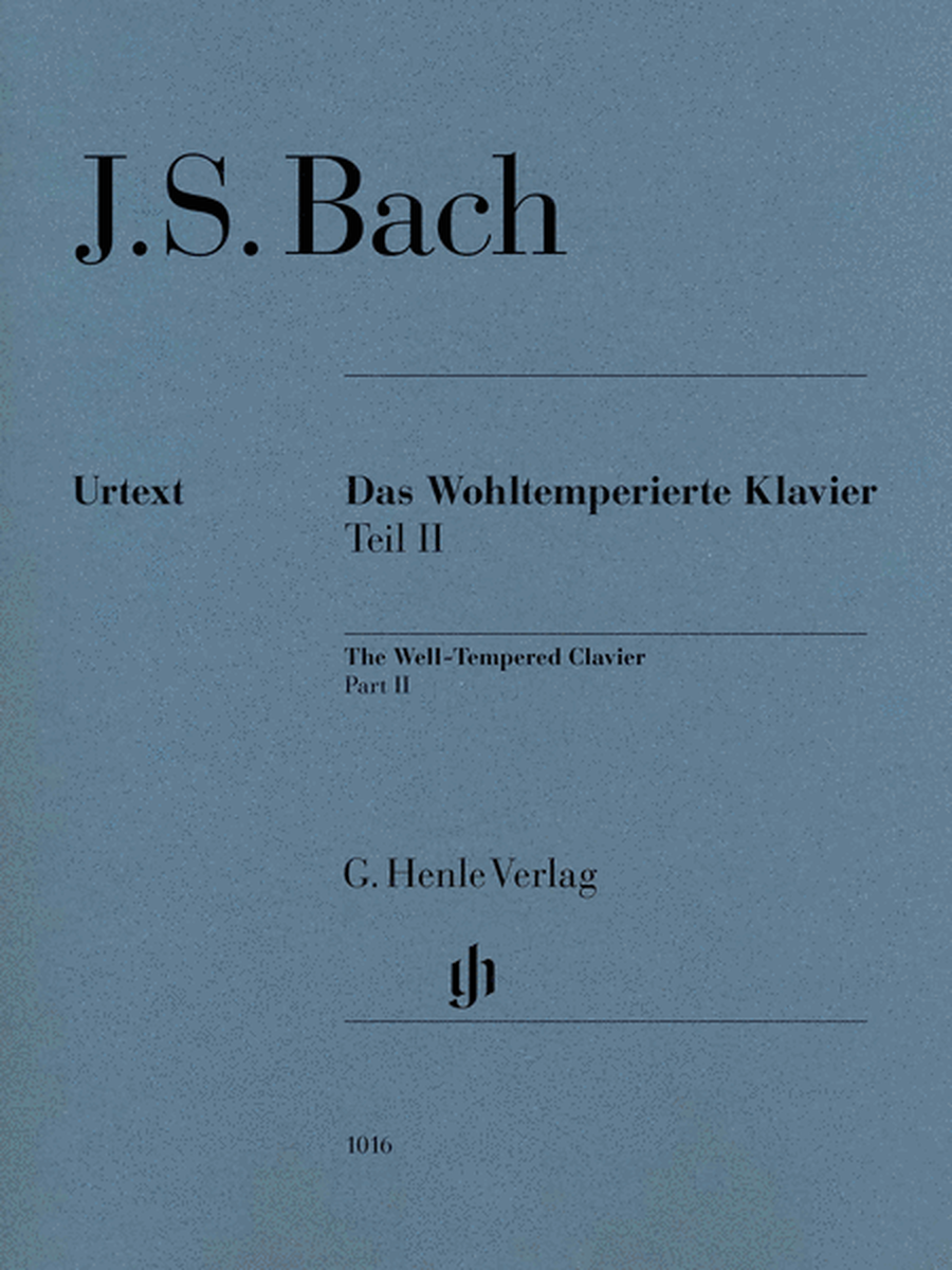 Well-Tempered Clavier BWV 870-893 Part II