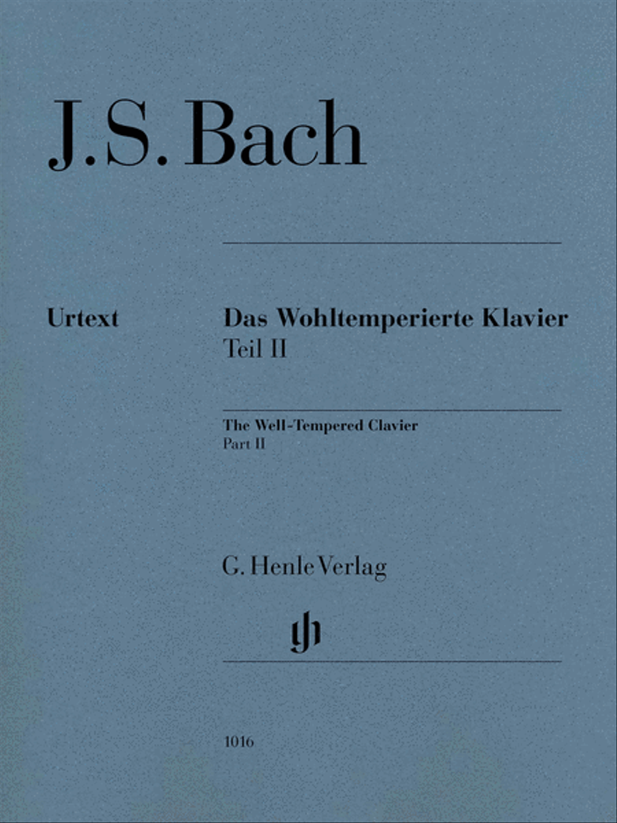 Well-Tempered Clavier BWV 870-893 Part II 3-Part scores gallery preview page 1