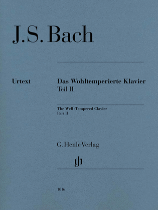 Book cover for Well-Tempered Clavier BWV 870-893 Part II