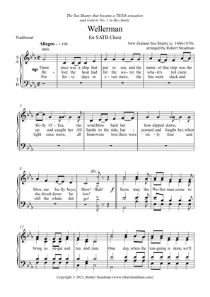 Wellerman (SATB choir)