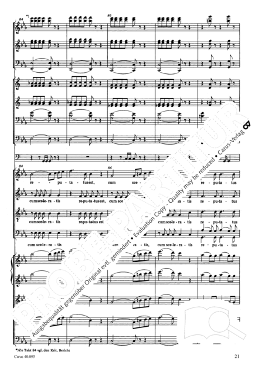 The Seven Words (Die Sieben Worte) 4-Part scores gallery preview page 36