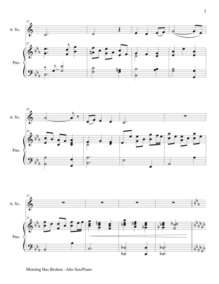 Gary Lanier: 3 BEAUTIFUL HYMNS, Set 2 (Duets for Alto Sax & Piano) image number null