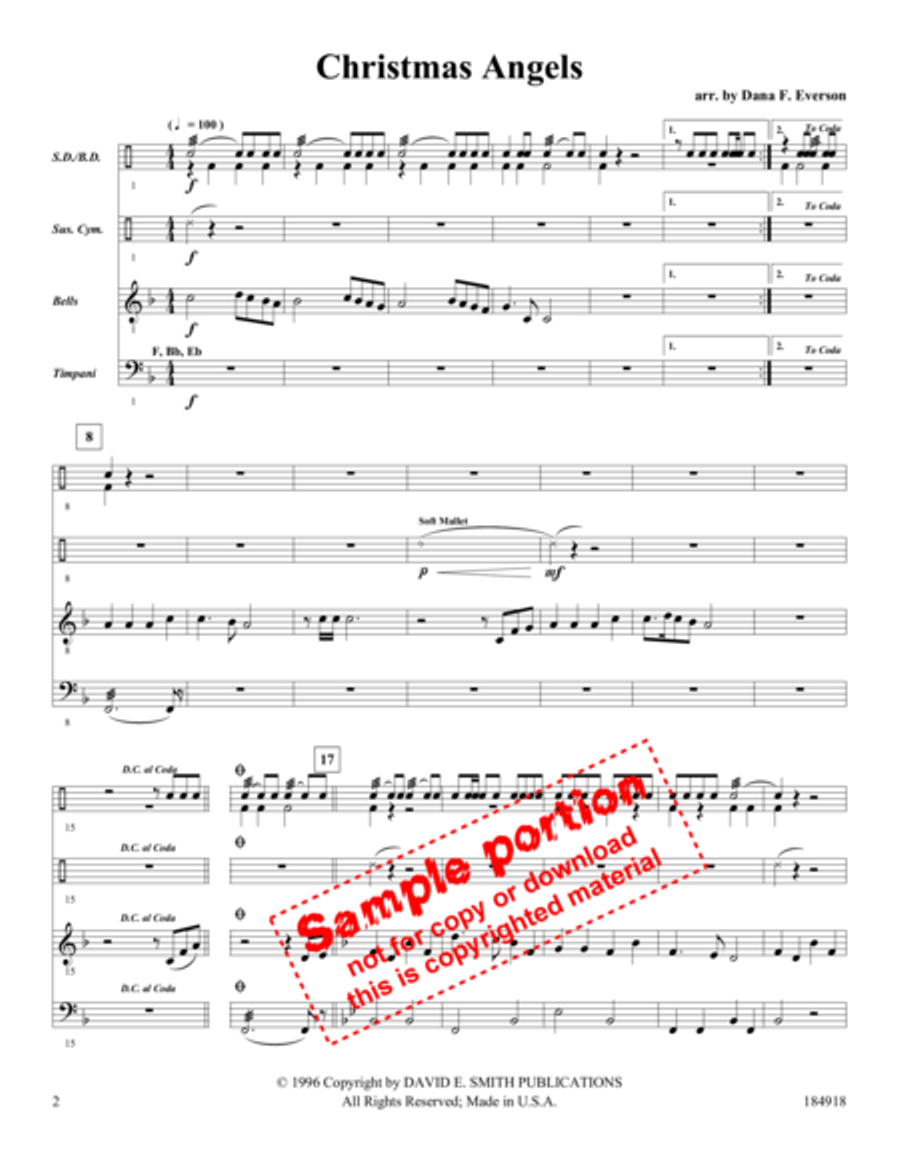 Hymnsembles- Vol II, Bk 7- Percussion Large Ensemble scores gallery preview page 2