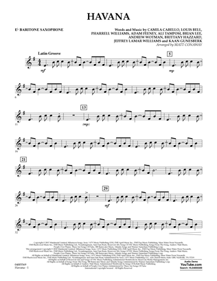 Havana - Eb Baritone Saxophone