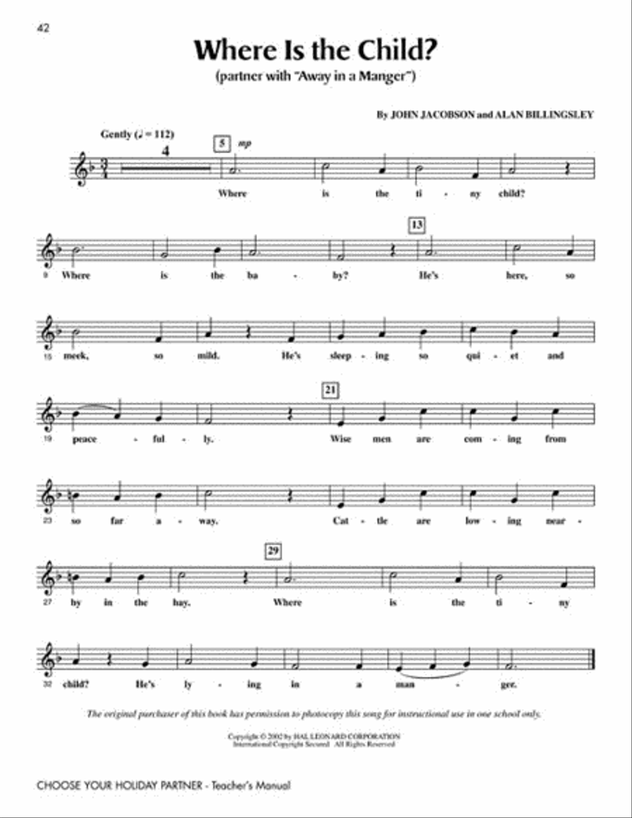Choose Your Holiday Partner (Collection) Choir scores gallery preview page 6