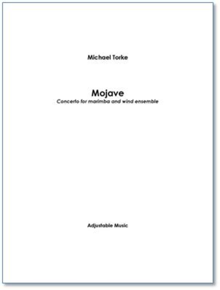 Mojave: Concerto for marimba and wind ensemble