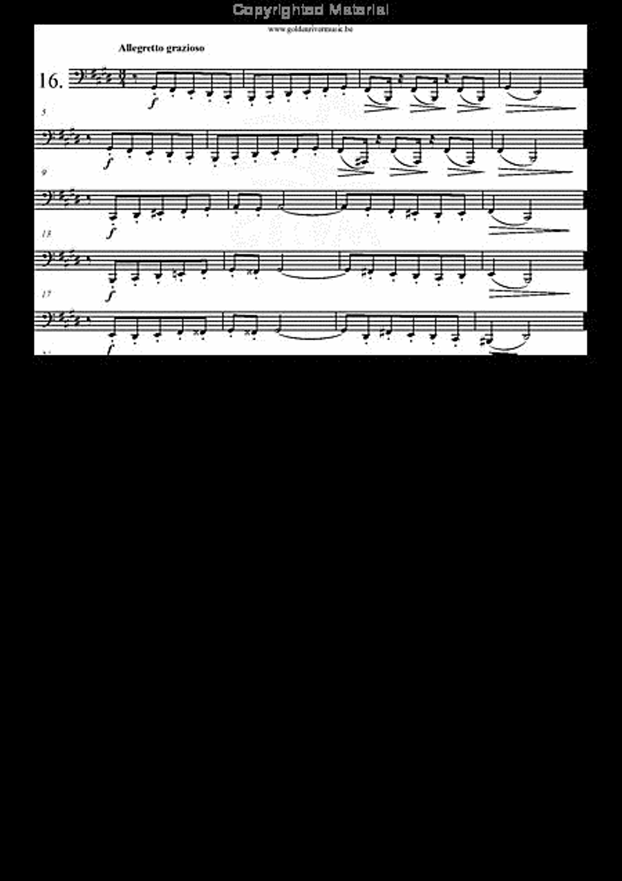 18 Etudes Melodiques Tuba scores gallery preview page 17